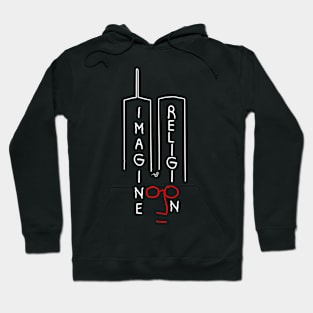 Imagine NO Religion by Tai's Tees Hoodie